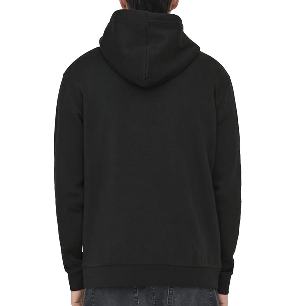Schwarzer Herren-Kapuzenpullover Only & Sons Hoodie Ansicht 2
