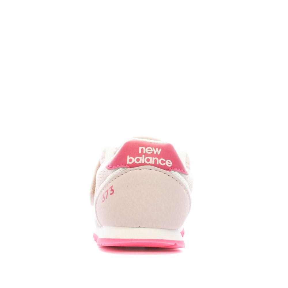 Baskets Roses Fille New Balance 373 vue 3