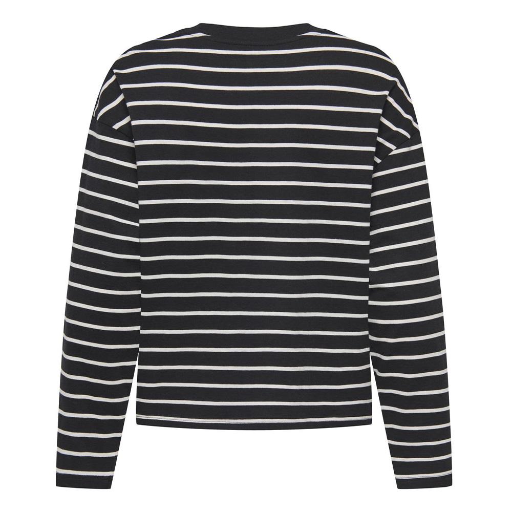 Schwarzes Langarm-T-Shirt für Damen von Only Happy Ansicht 2