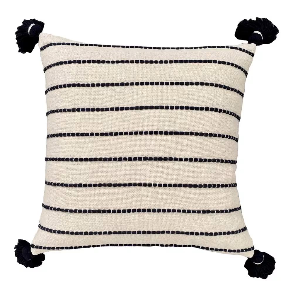 TODAY Plain Ecru Cotton Cushion with Removable Cover, 45x45 cm affordable