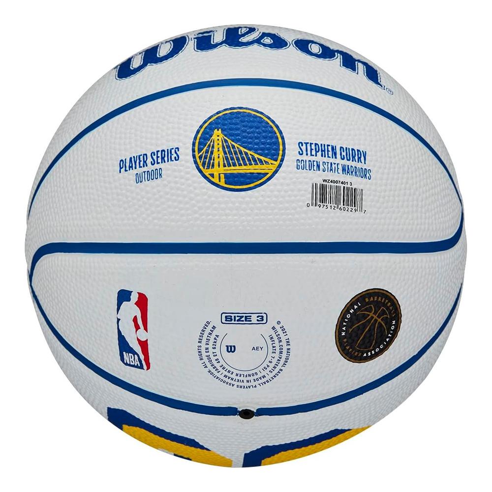 Ballon de Basketball Blanc Wilson Curry vue 3