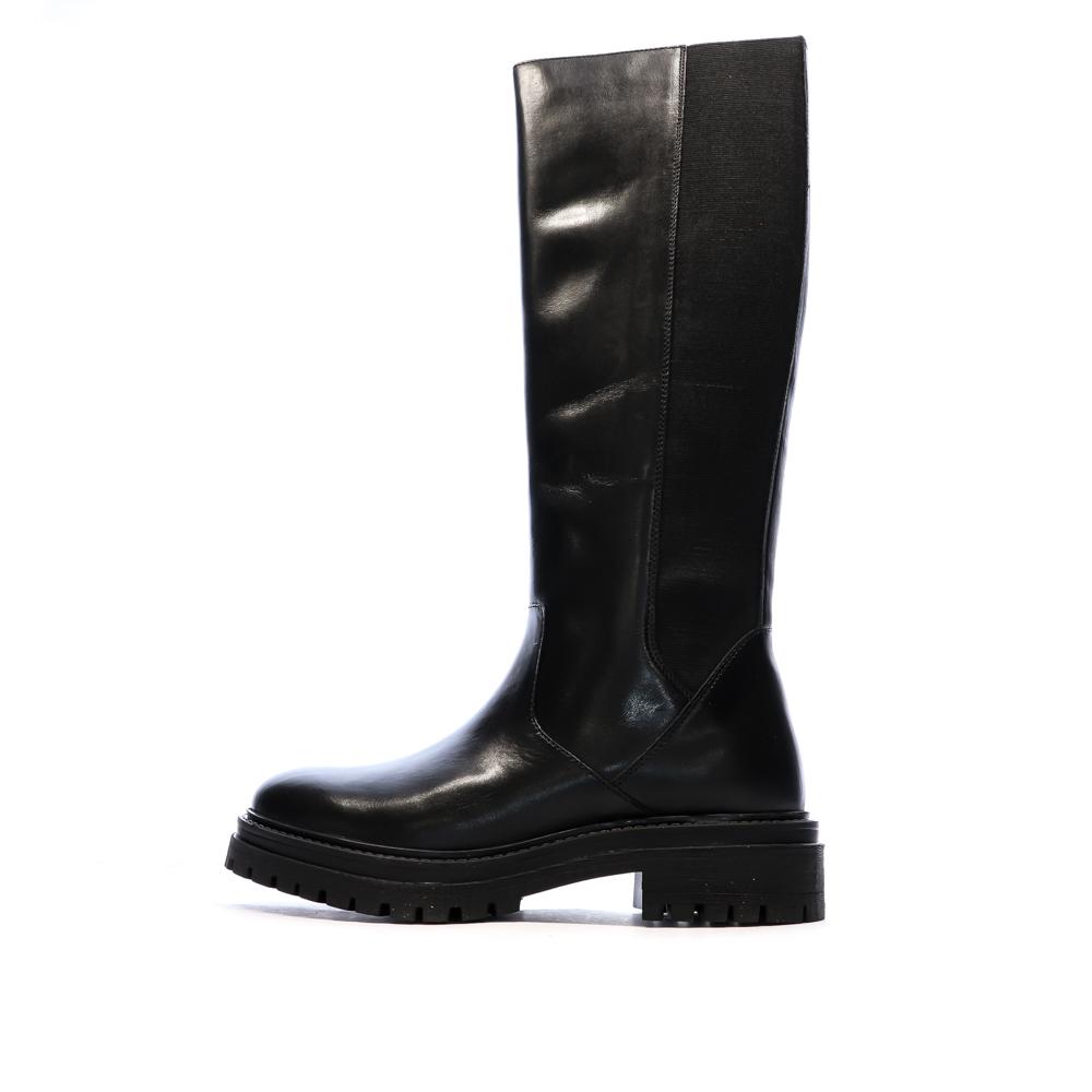 Bottes Noires Femme Geox Iridea J pas cher