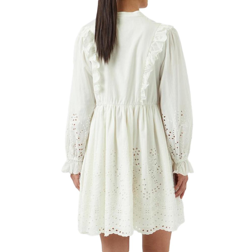 Weißes Kleid Frau YAS Yasluma Ansicht 2
