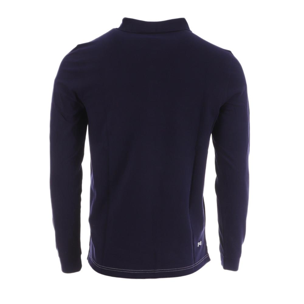 Hungaria Merapi Men's Long Sleeve Polo Navy Photo of the Espace des Marques %store% store - view of %key%