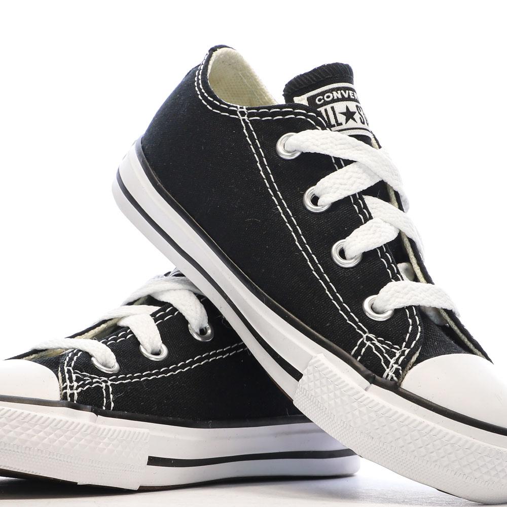 Schwarze Jungen/Mädchen Converse Chuck Taylor All Star Sneakers Ansicht 7