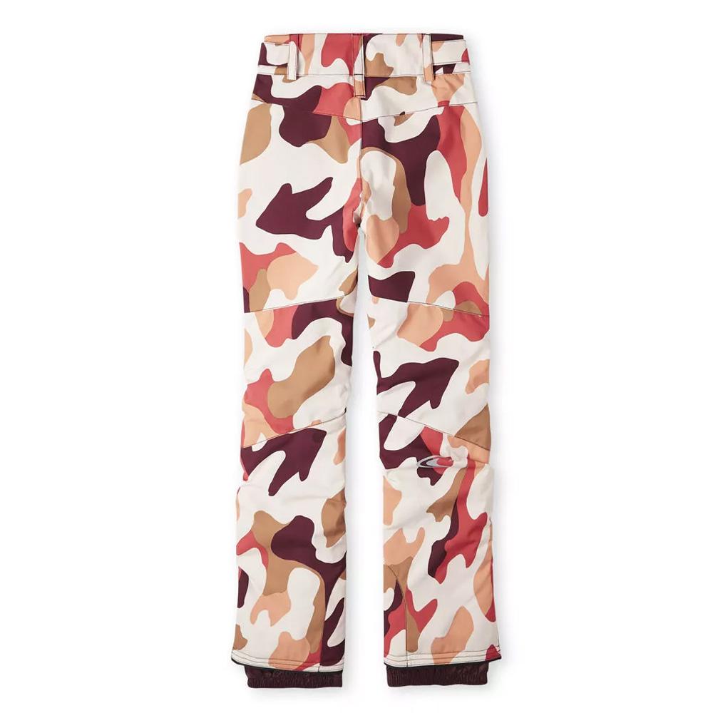 Pantalón esquí O'Neill Star Printed Blanco/Rojo, niña ver 4