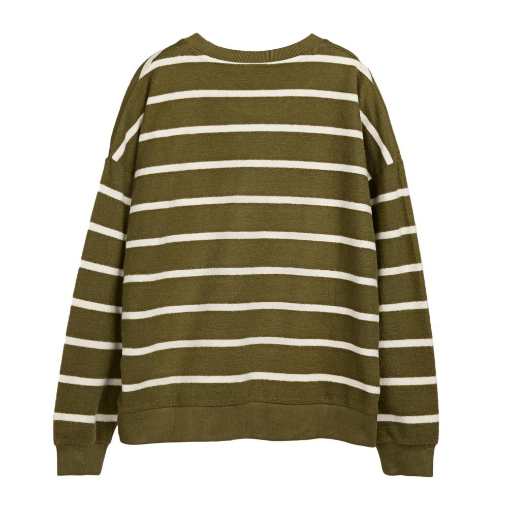 Sudadera Teddy Smith Andy, Caqui/Blanco, Mujer ver 2