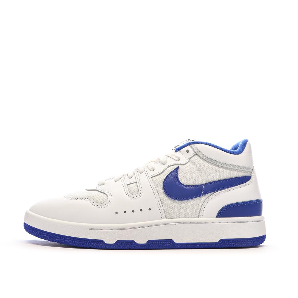 Baskets Blanches/Bleu Homme Nike Attack pas cher
