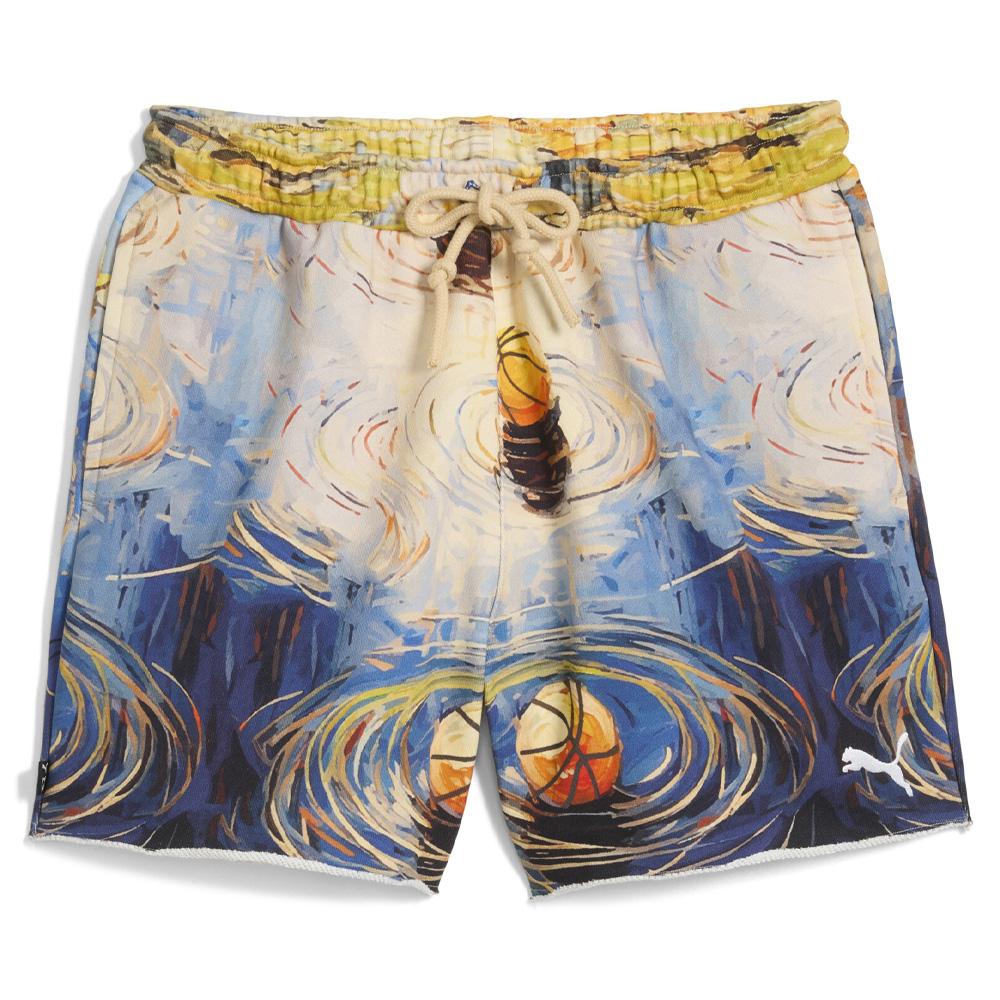 Puma Dylan Herren-Shorts Blau/Gelb günstig