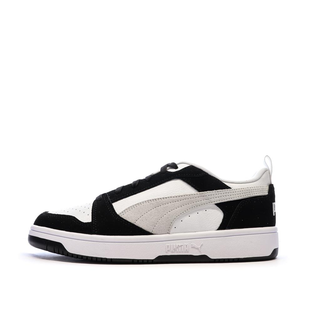 Baskets Blanches/Noires/Grises Femme Puma Caven 2.0 pas cher