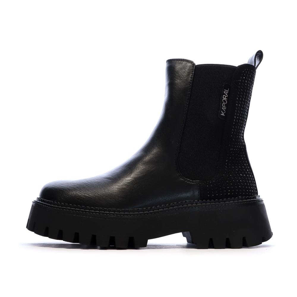 Botines negros de mujer Kaporal Crissy barato