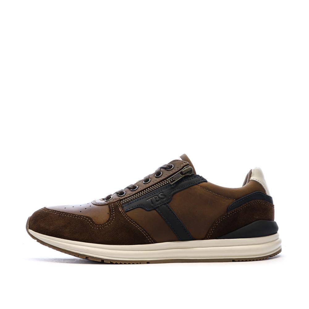 Baskets Marron Homme TBS SLIMANE pas cher