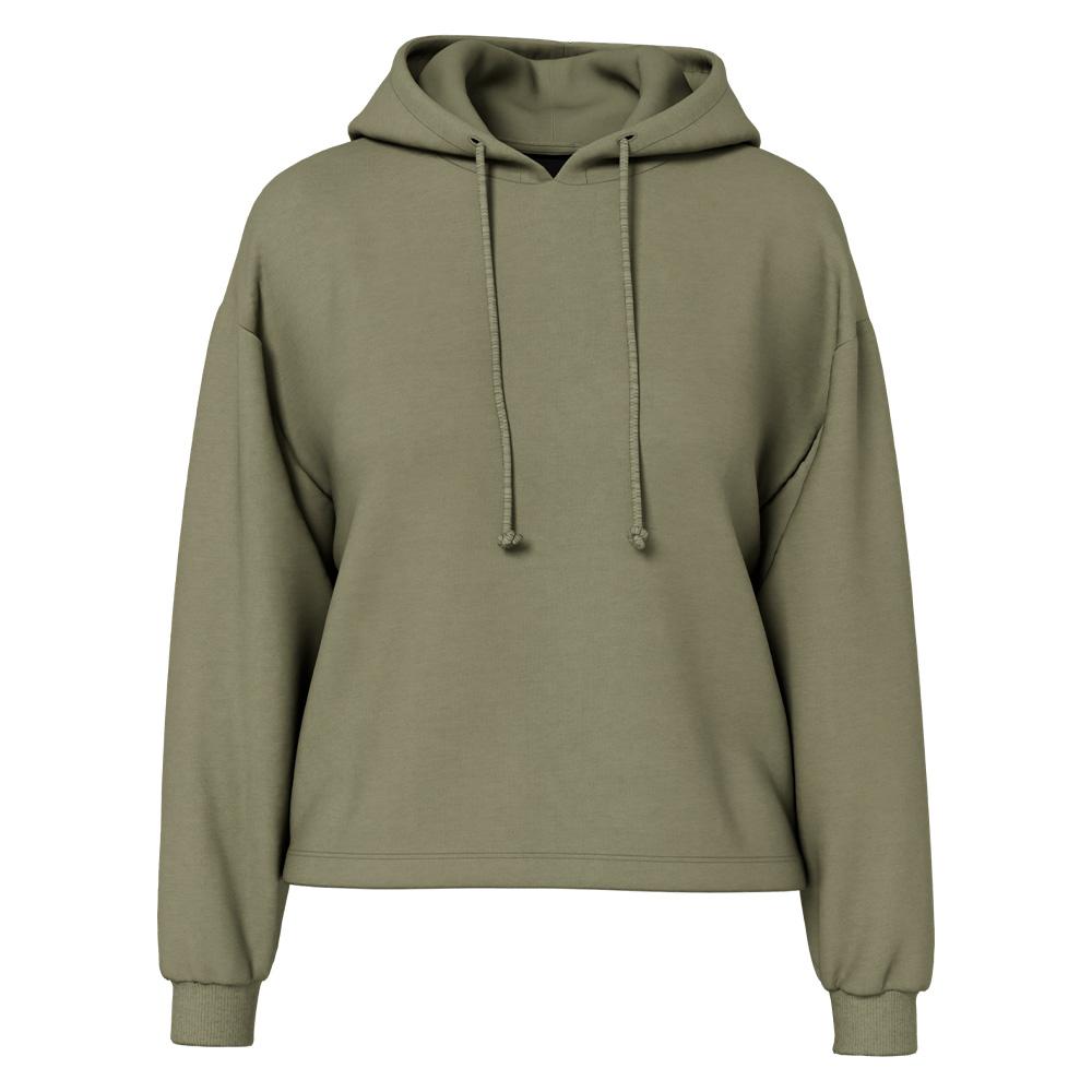 Sudadera Mujer Verde Bosque Pieces Pcchilli ver 3
