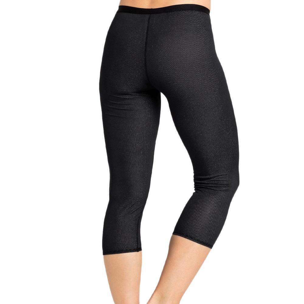 Legging Schwarz Frau Odlo Active F-dry Ansicht 2