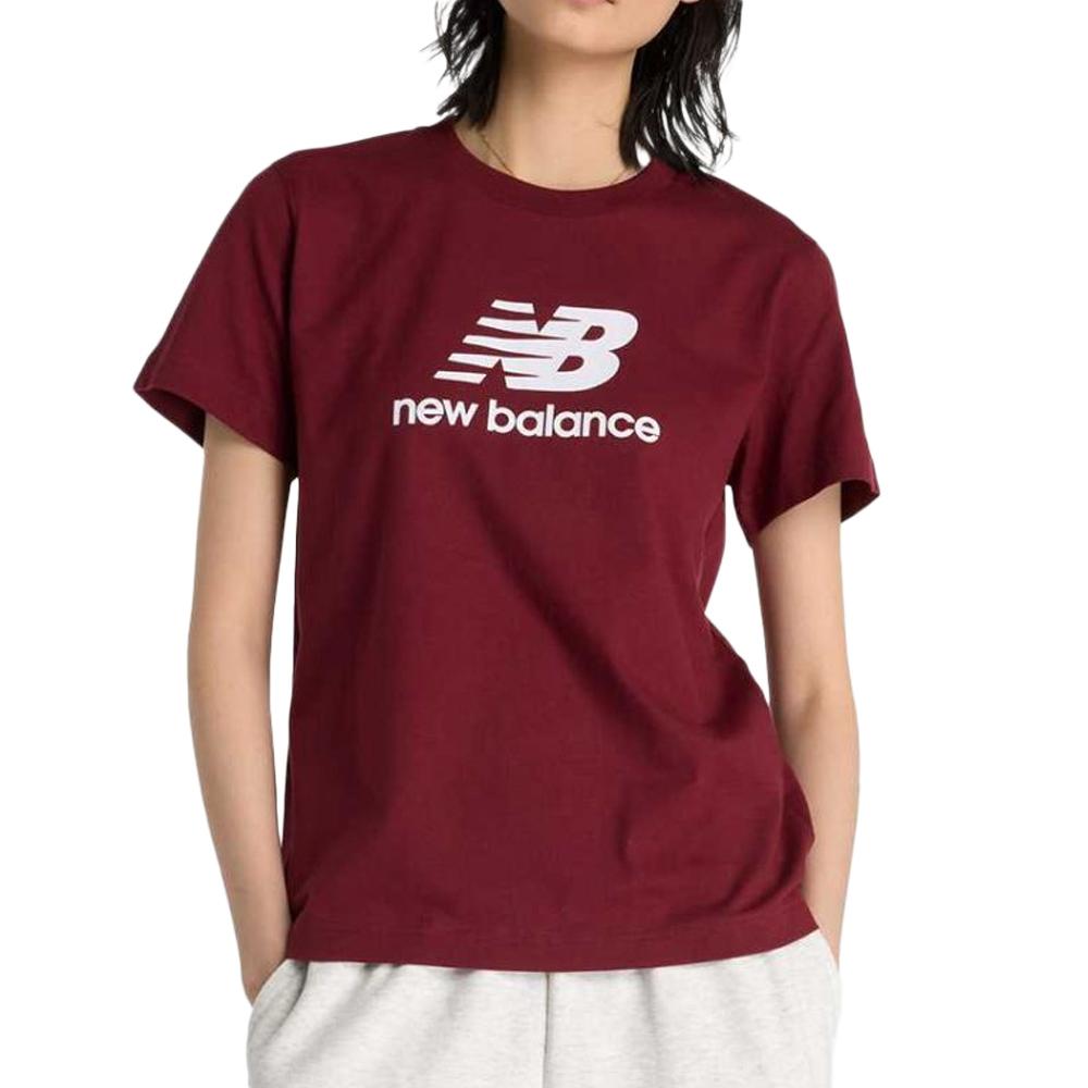 Camiseta Burdeos Mujer New Balance Sport Essentials barato