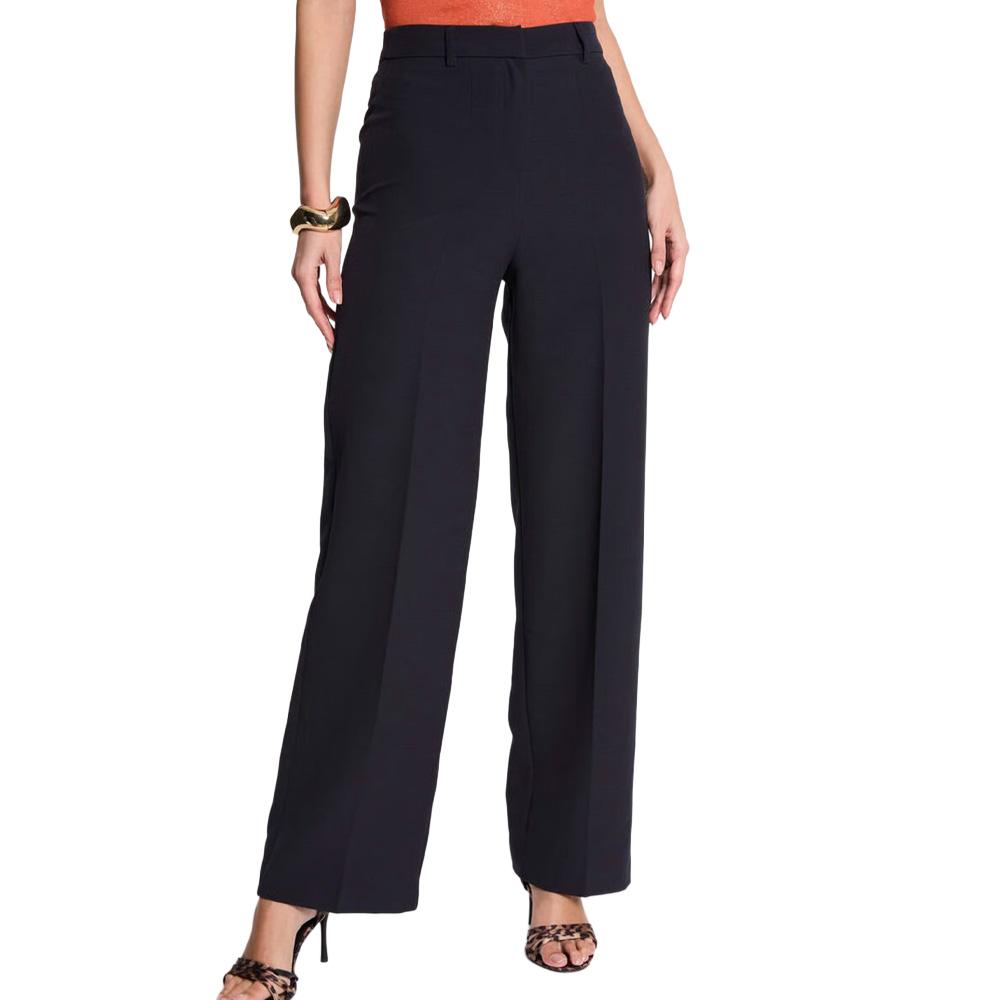 Pantalons fluide Marine Femme Morgan Uni pas cher