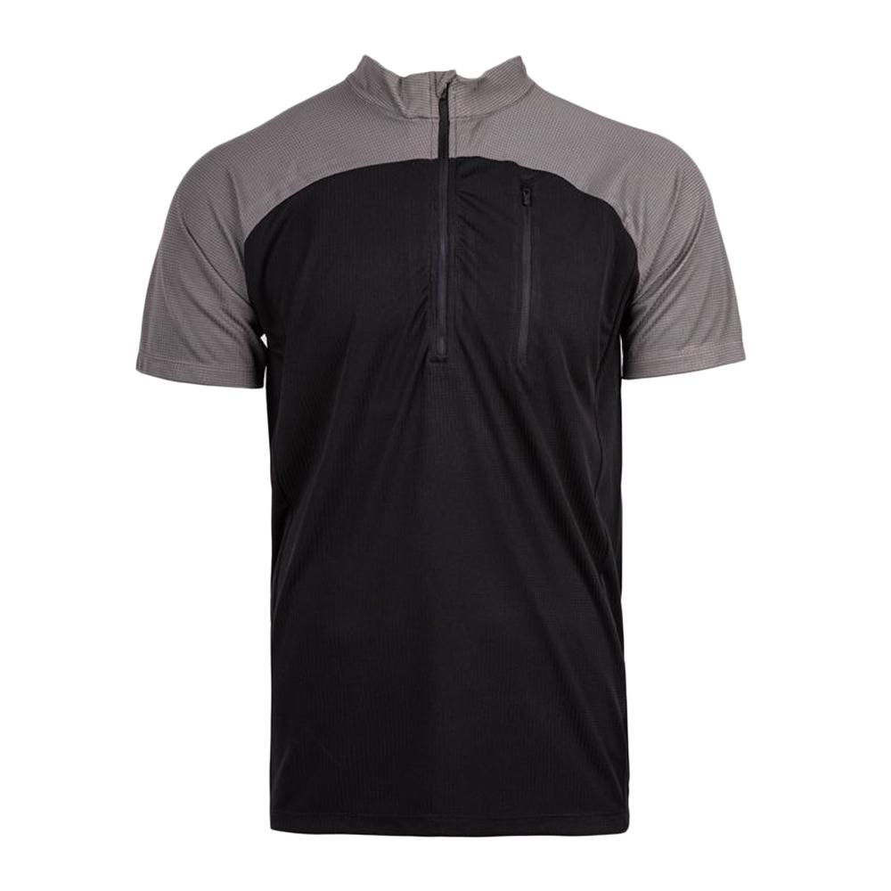 Polo hombre gris/negro Best Mountain RANDO 100 barato