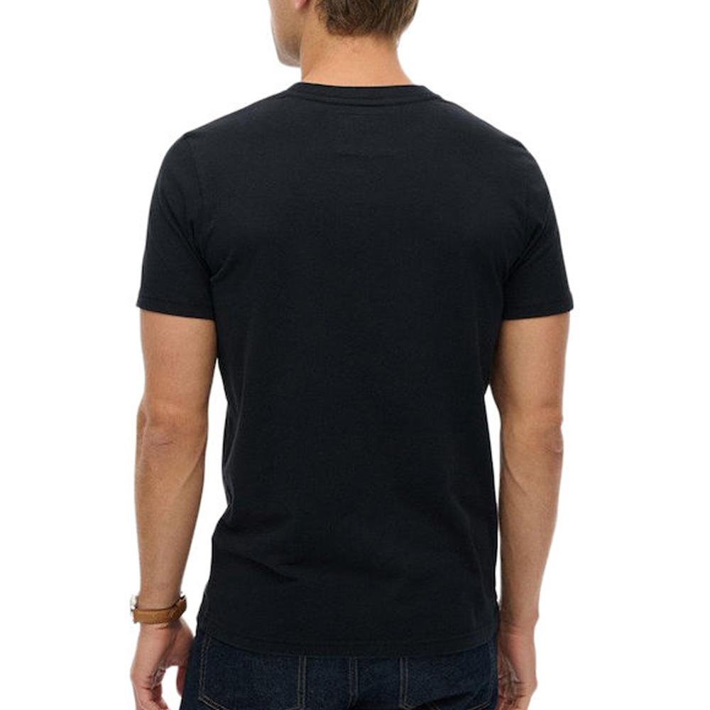 Camiseta azul marino para hombre Superdry Classic ver 2