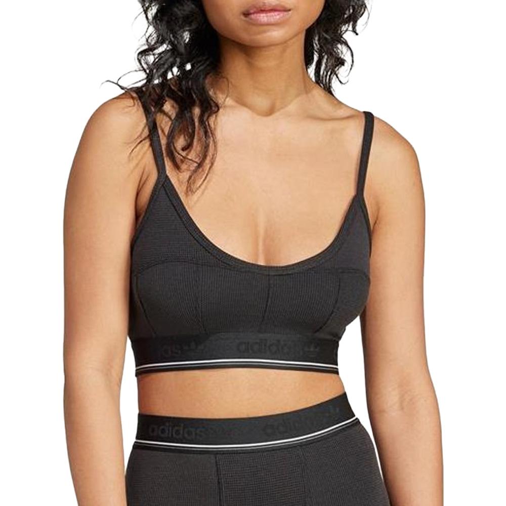 Sujetador deportivo negro para mujer Adidas Bra barato