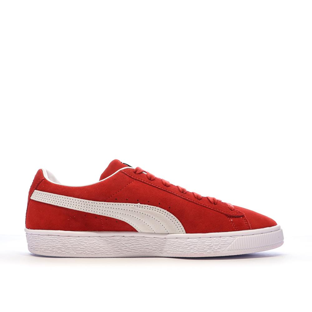 Baskets Rouges Mixte Puma Suede Classic XXL vue 2
