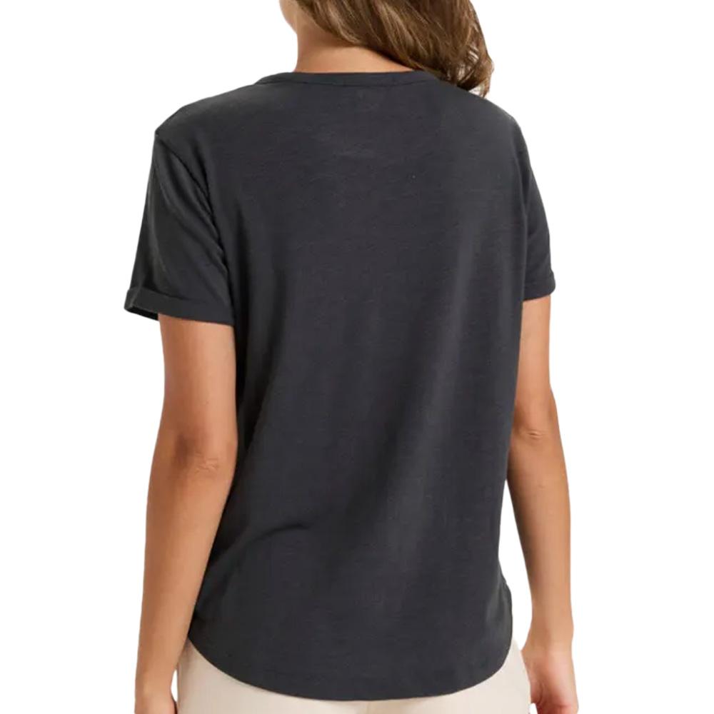 Women's black t-shirt Roxy Oceanwave Photo of the Espace des Marques %store% store - view of %key%
