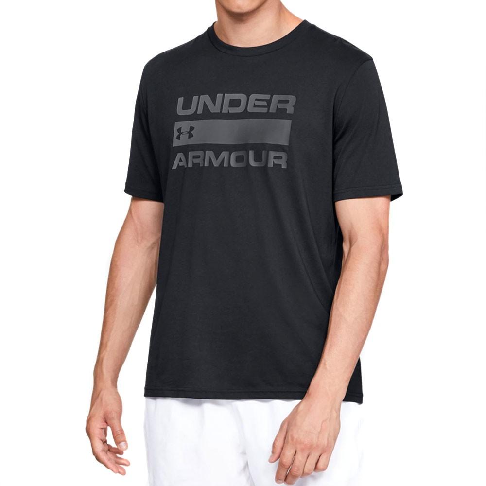 T-shirt noir homme Under Armour Team Issue vue 3