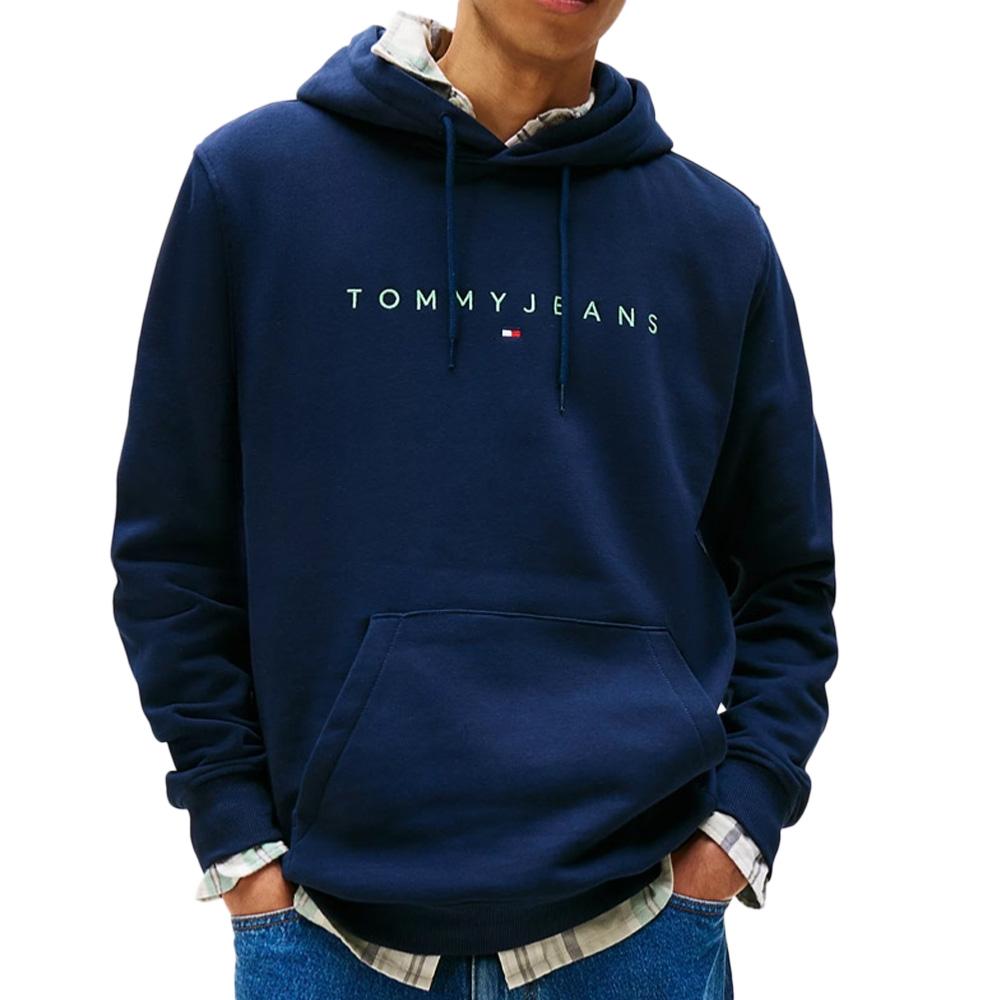 Sweatshirt Marine Herren Tommy Hilfiger Linear Logo günstig
