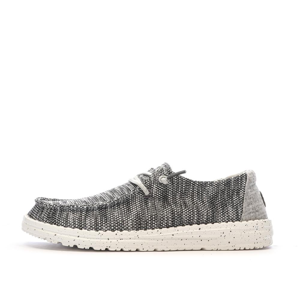 Zapatillas Hey Dude Wendy Sox Mujer Gris Heather barato