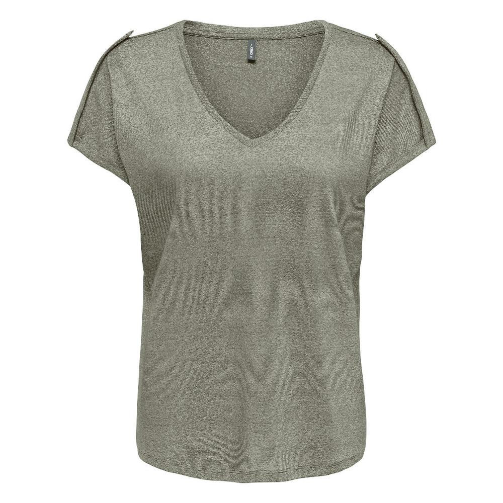 Grünes Damen-T-Shirt von Only Rabi günstig