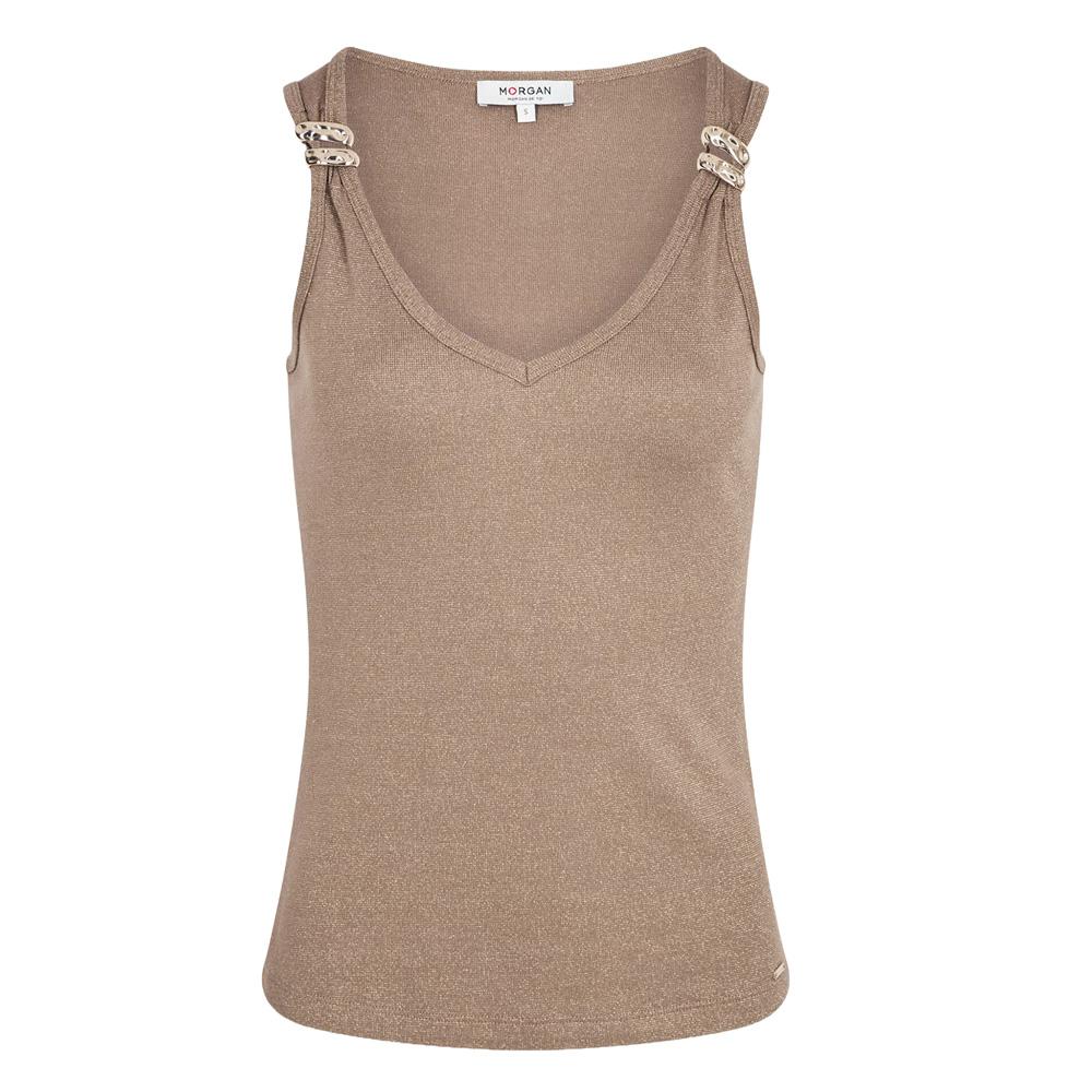 Beiges Damen-Tanktop Morgan DNOEMI Ansicht 3
