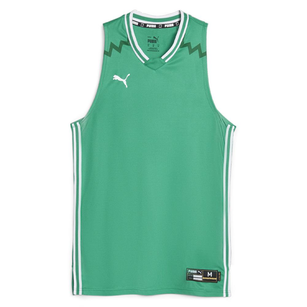 Camiseta de Tirantes Puma Hoops Verde, Hombre barato
