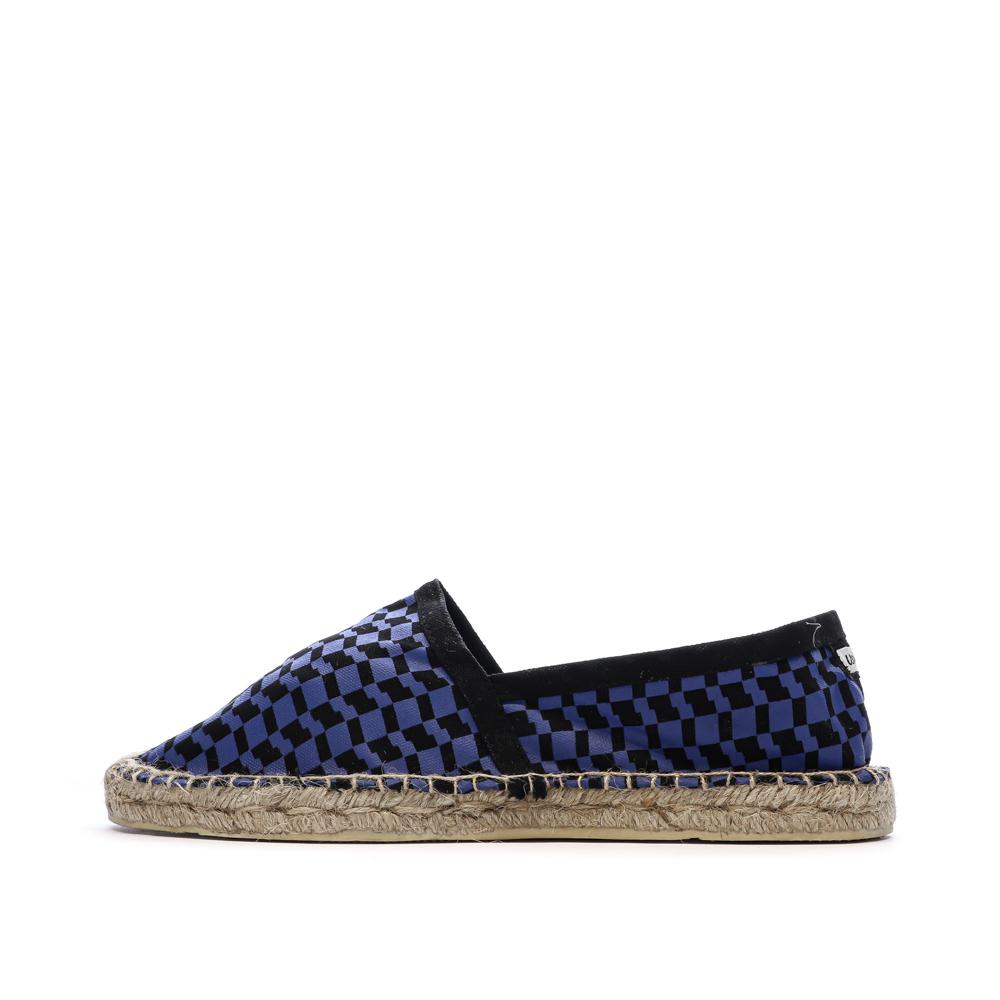 Ushuaia Dimitri Men’s Blue/Black Damier Espadrilles affordable