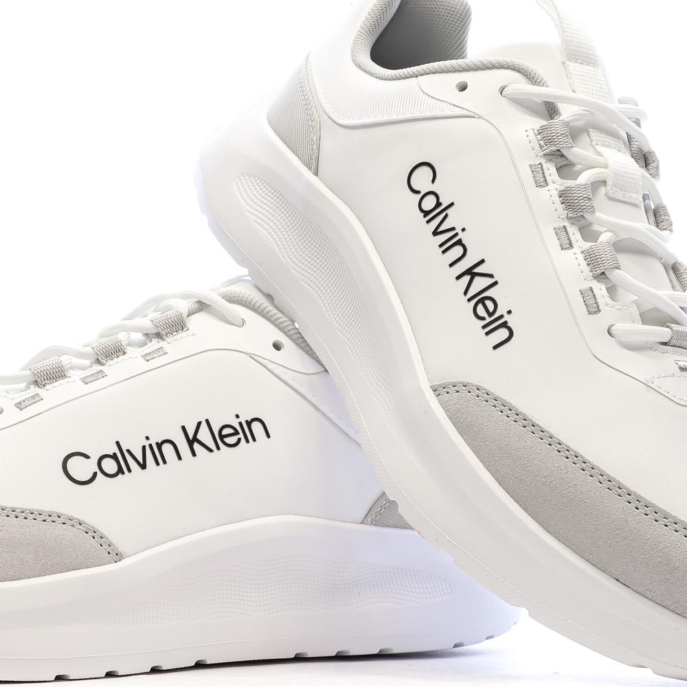 Baskets Blanches/Gris Homme Calvin Klein Jeans Light Eva vue 7