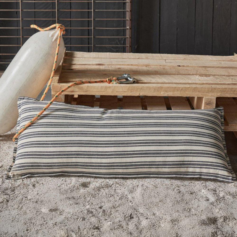 Today Grey/Beige Striped Cushion 35x80 cm affordable