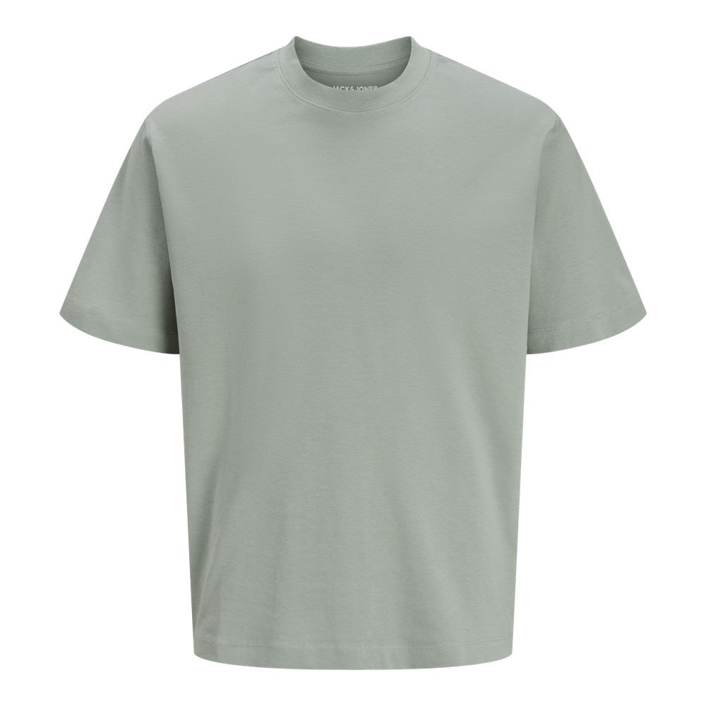 T-Shirt Grün Mann Jack & Jones Neck Ansicht 3