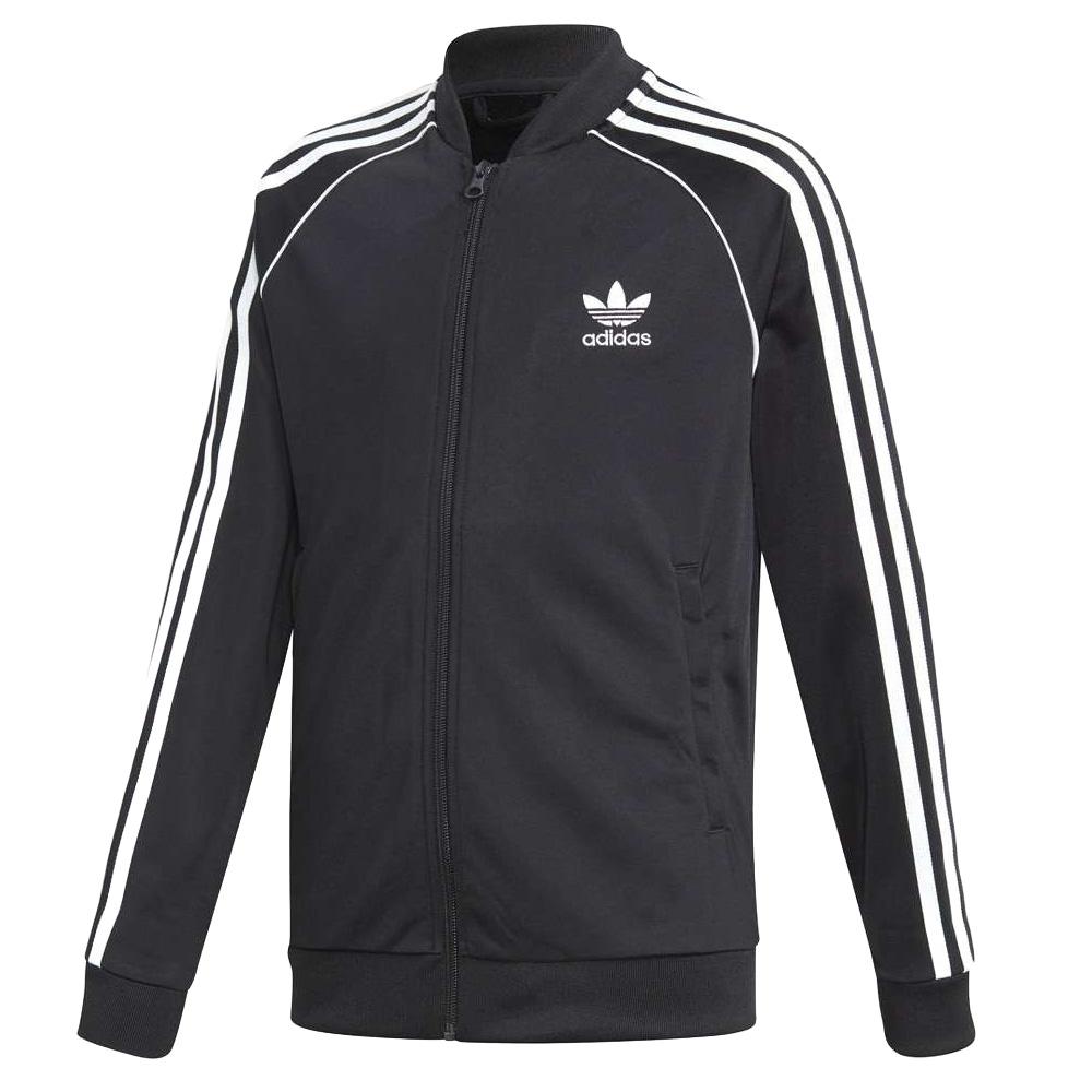 Veste Noire Garçon Adidas Sst Top vue 2