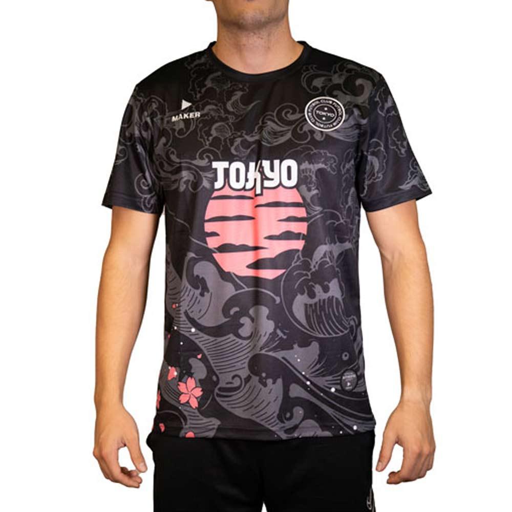 Schwarzes Fußballtrikot Sport Zone Tokyo 4009 günstig