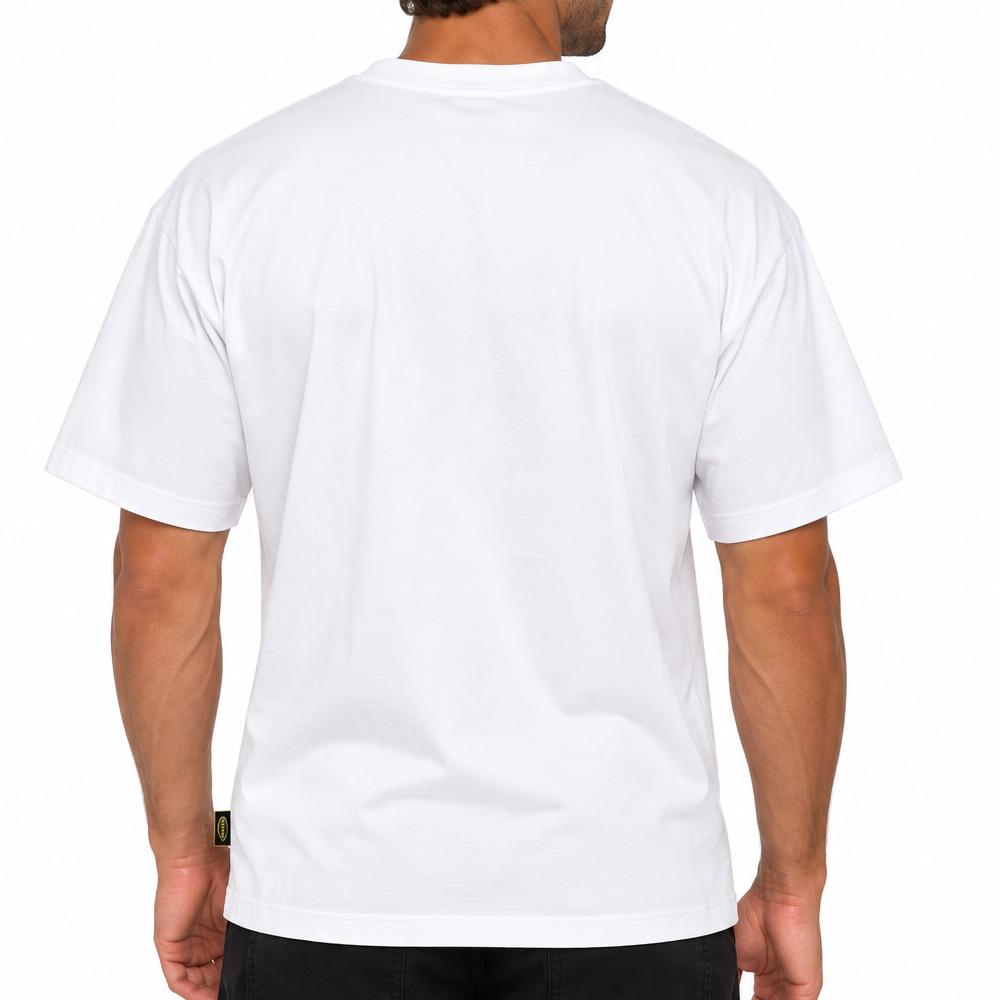 Weißes Herren-T-Shirt DDP 1DD Ansicht 2