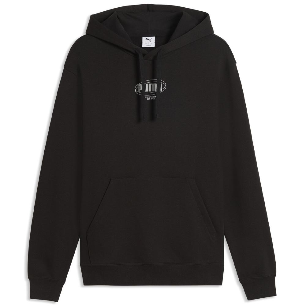 Sweat À Capuche Noir Femme Puma Story pas cher