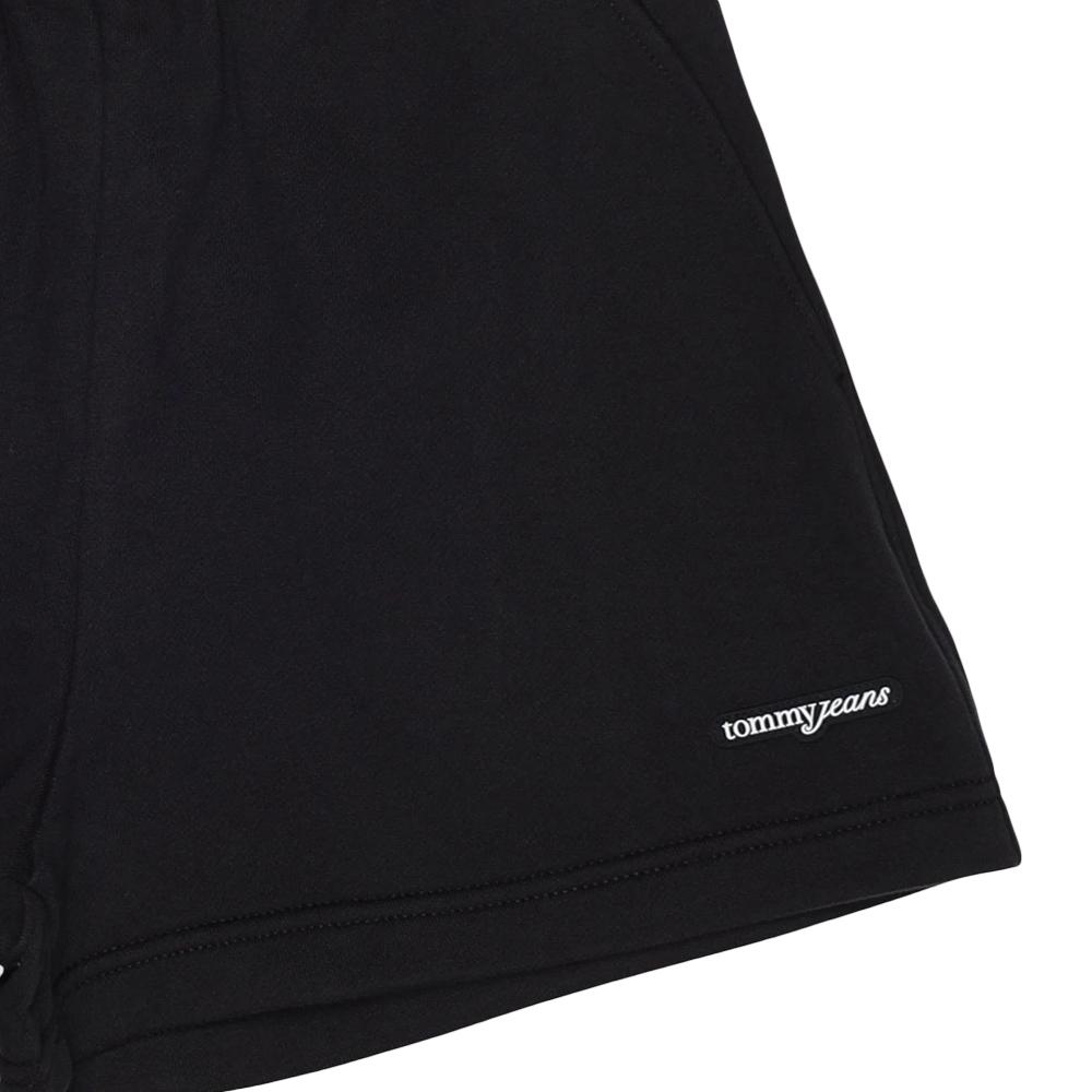 Schwarze Damen-Shorts Tommy Hilfiger Tjw Script Lbl Ansicht 3