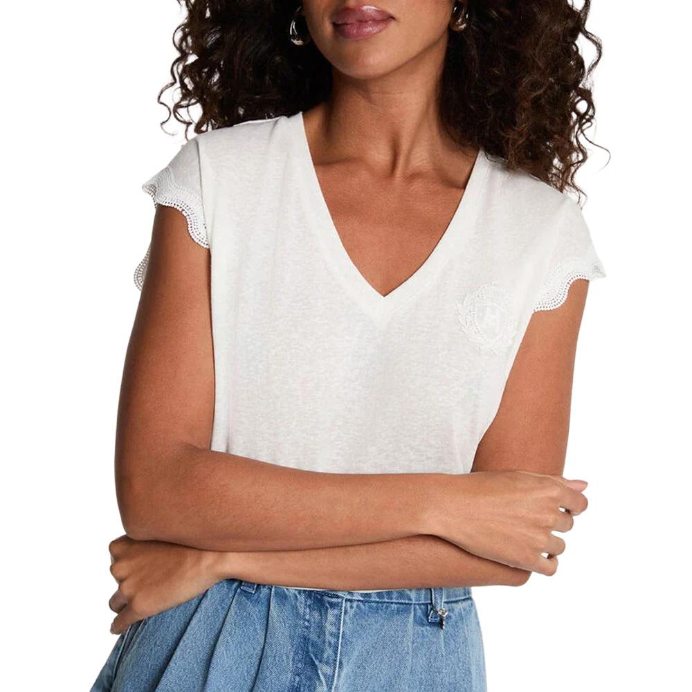 Morgan DECUME Women’s White T-shirt affordable