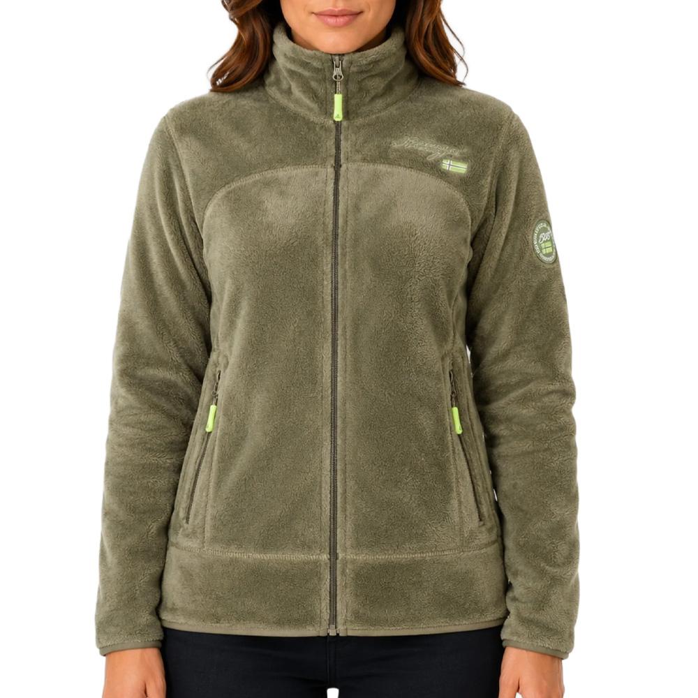 Polaire Kaki Femme Geographical Norway Paline Lady B85 pas cher