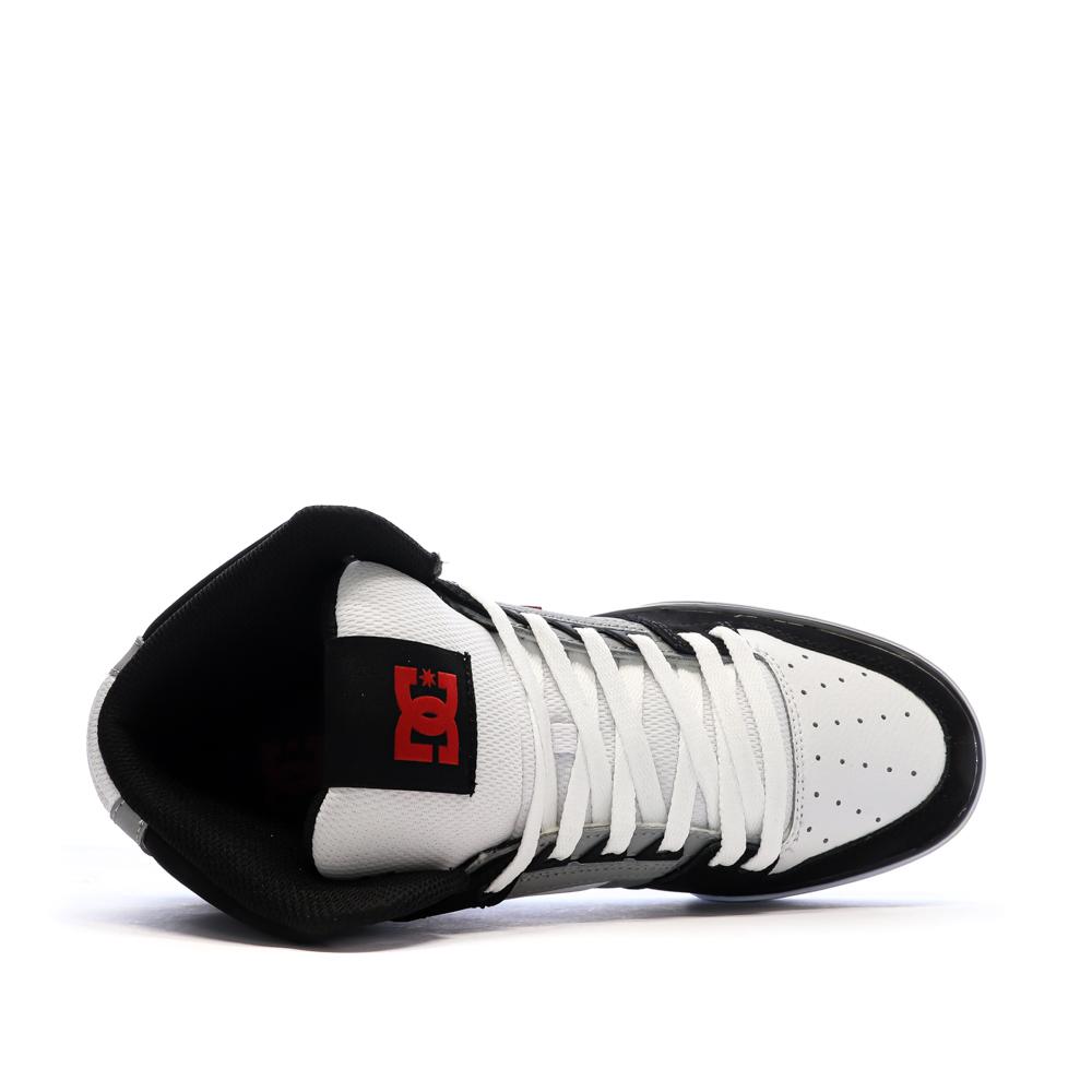 Men’s White/Black DC Shoes Pure High Trainers Photo of the Espace des Marques %store% store - view of %key%
