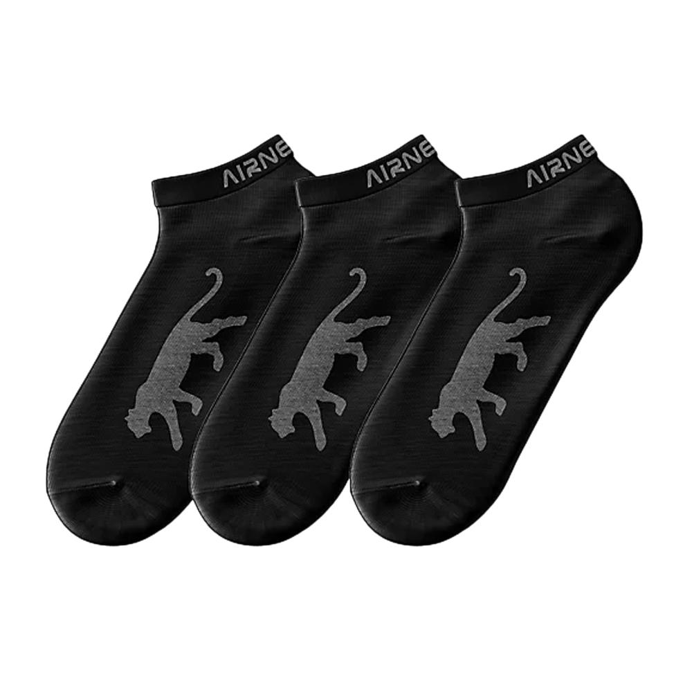 X3 Paar Socken Schwarz Mann Airness 1/214/96 günstig