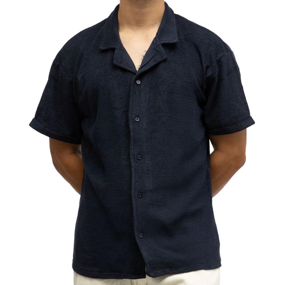 Paname Brothers CHARLY Men’s Navy Blue Shirt affordable
