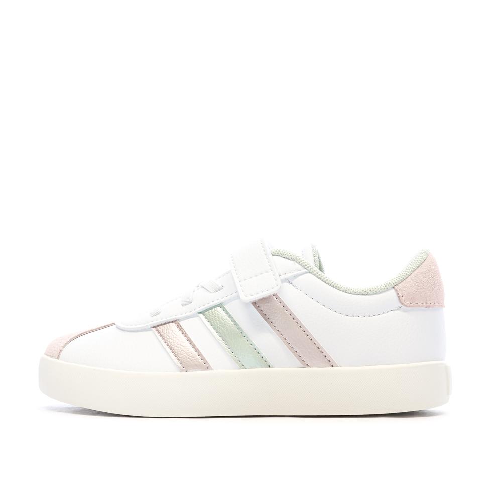 Zapatillas Adidas Vl Court Blanco/Rosa Niña barato