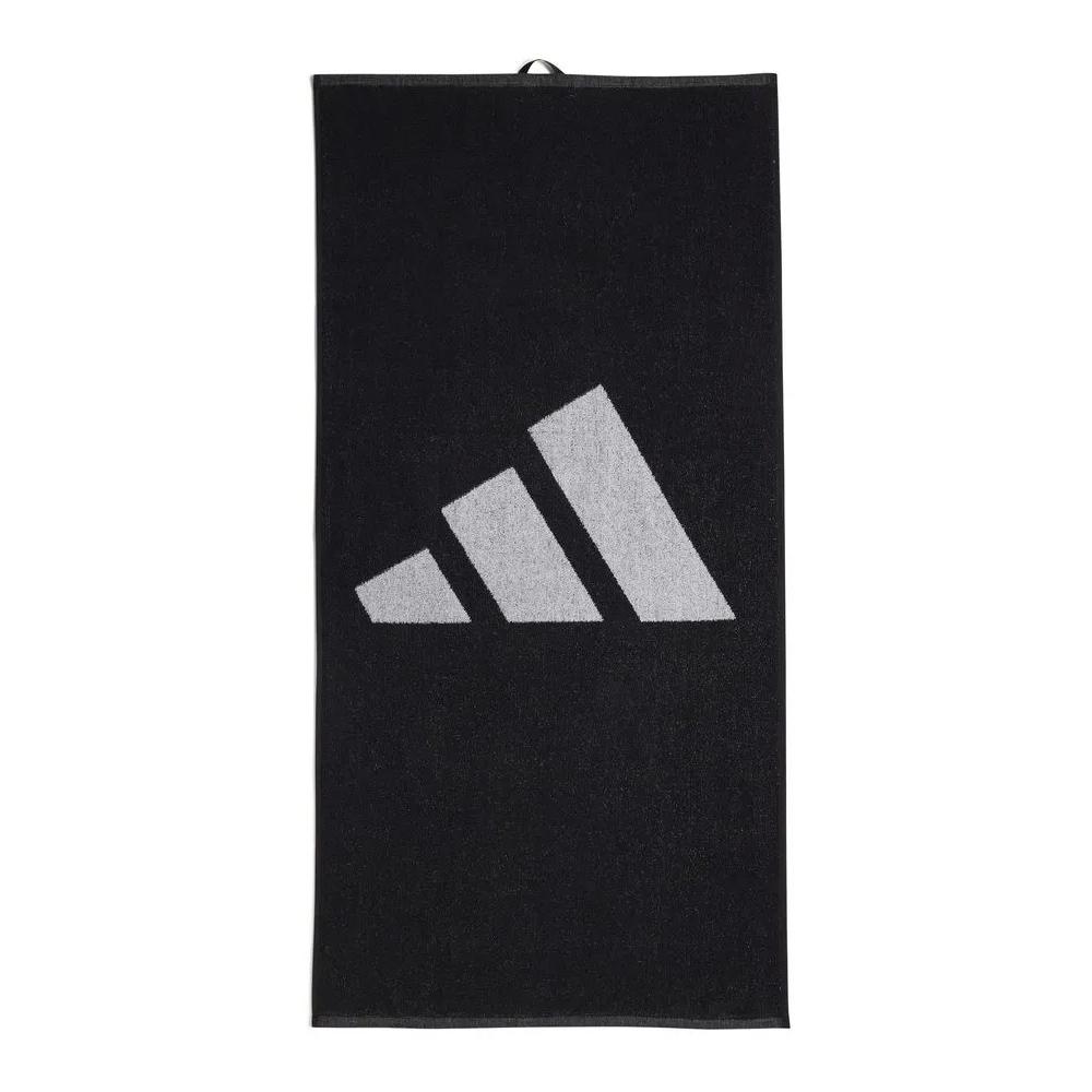Schwarz-weißes Handtuch für Herren von Adidas 3bar Towel Smal günstig