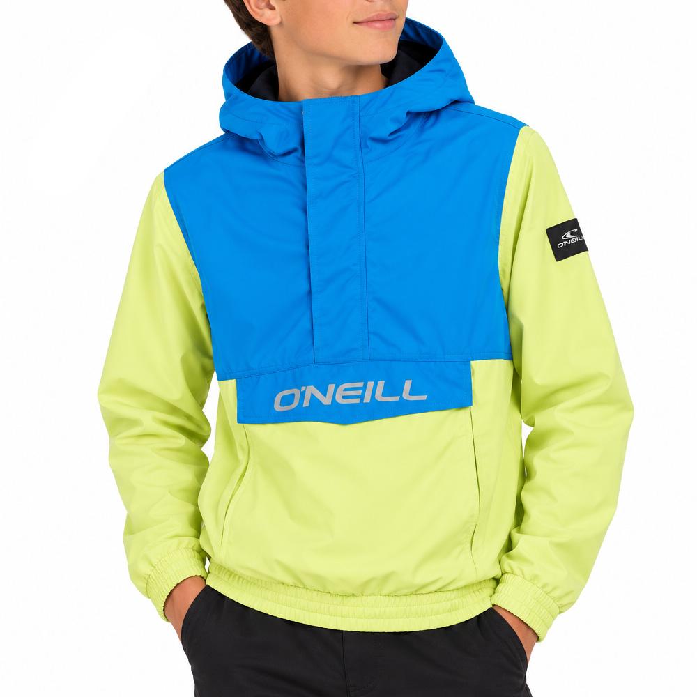 Windjacke Blau/Gelb Boy's O'Neill Outdoor Anorak günstig