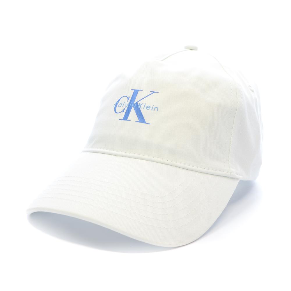 Gorra blanca/azul para hombre Calvin Klein Essential barato