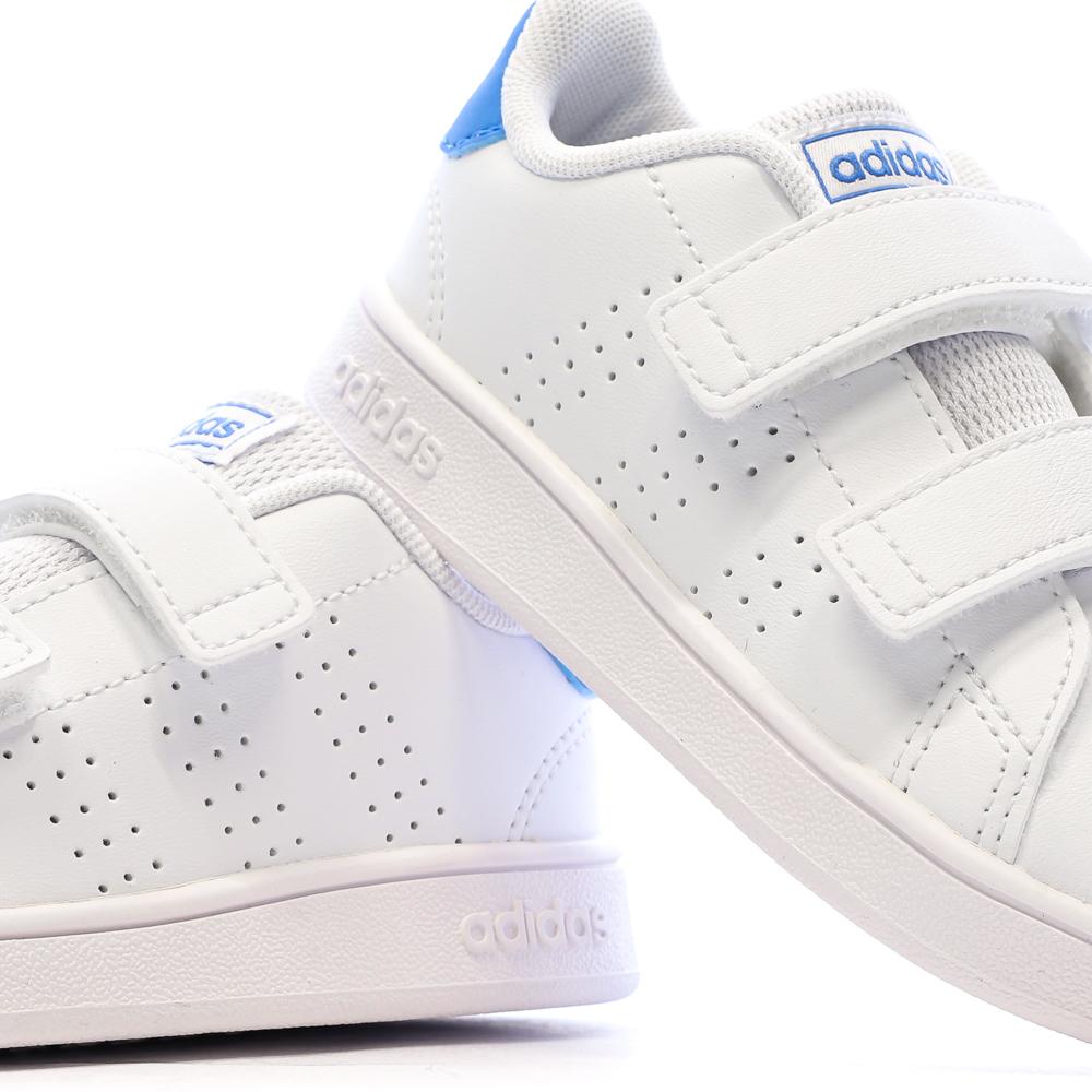 Weiße Sneaker für Babys/Kinder von Adidas Advantage Ansicht 7
